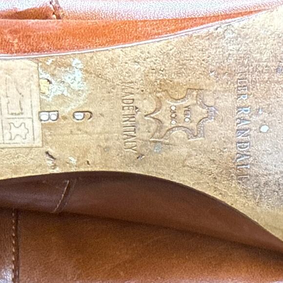 Loeffler Randall Tall Leather Riding Boots Brown Women’s 6B Made in Italy - Picture 14 of 16